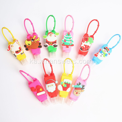 Cartoon Mini Hand Sanitizer სილიკონის საფარი